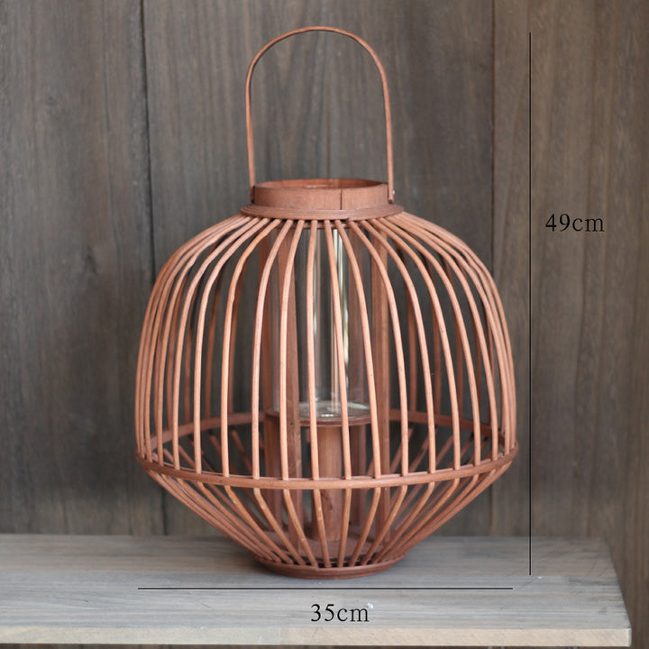 Decorative wooden lantern