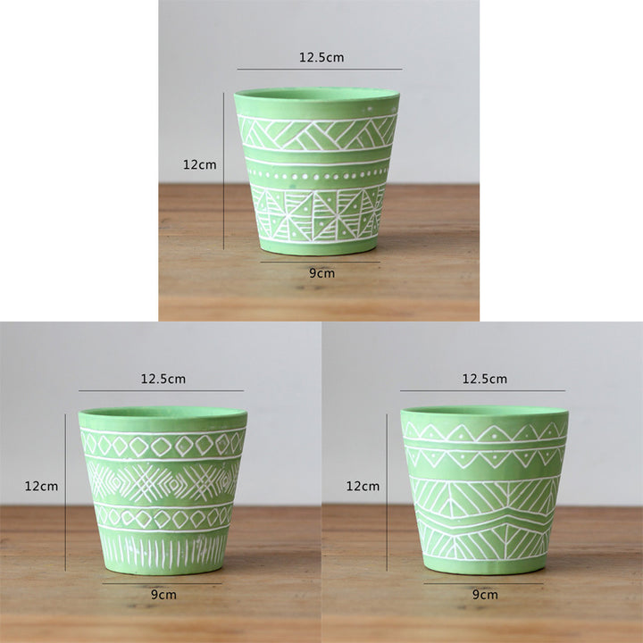 Decorative plant pot