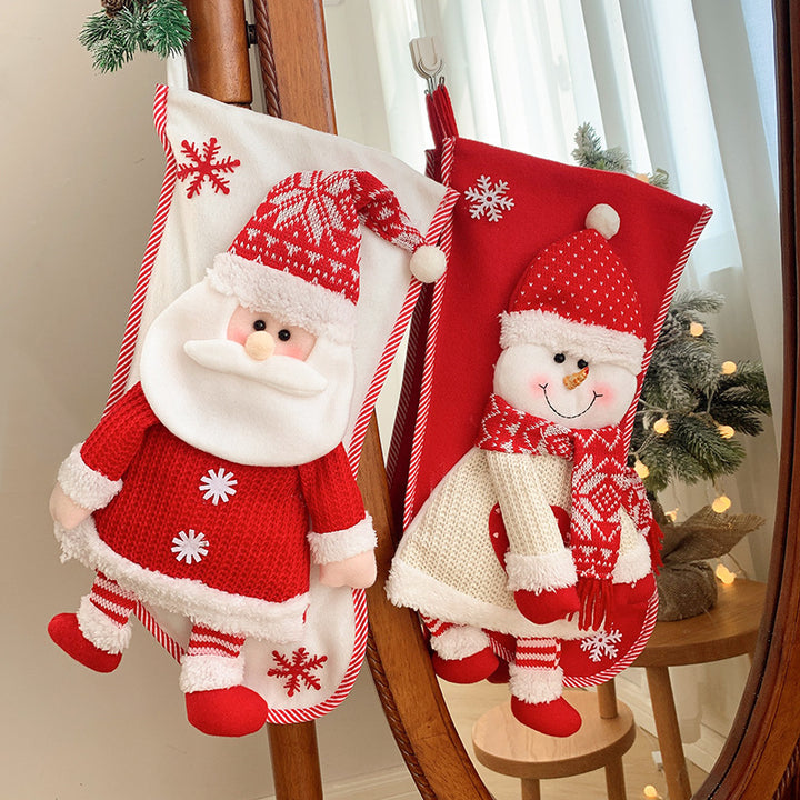 Festive Decorative New Year Stocking