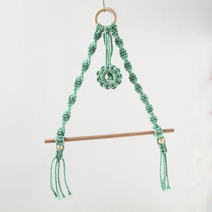 Macrame Flower Wall Hanging Organizer