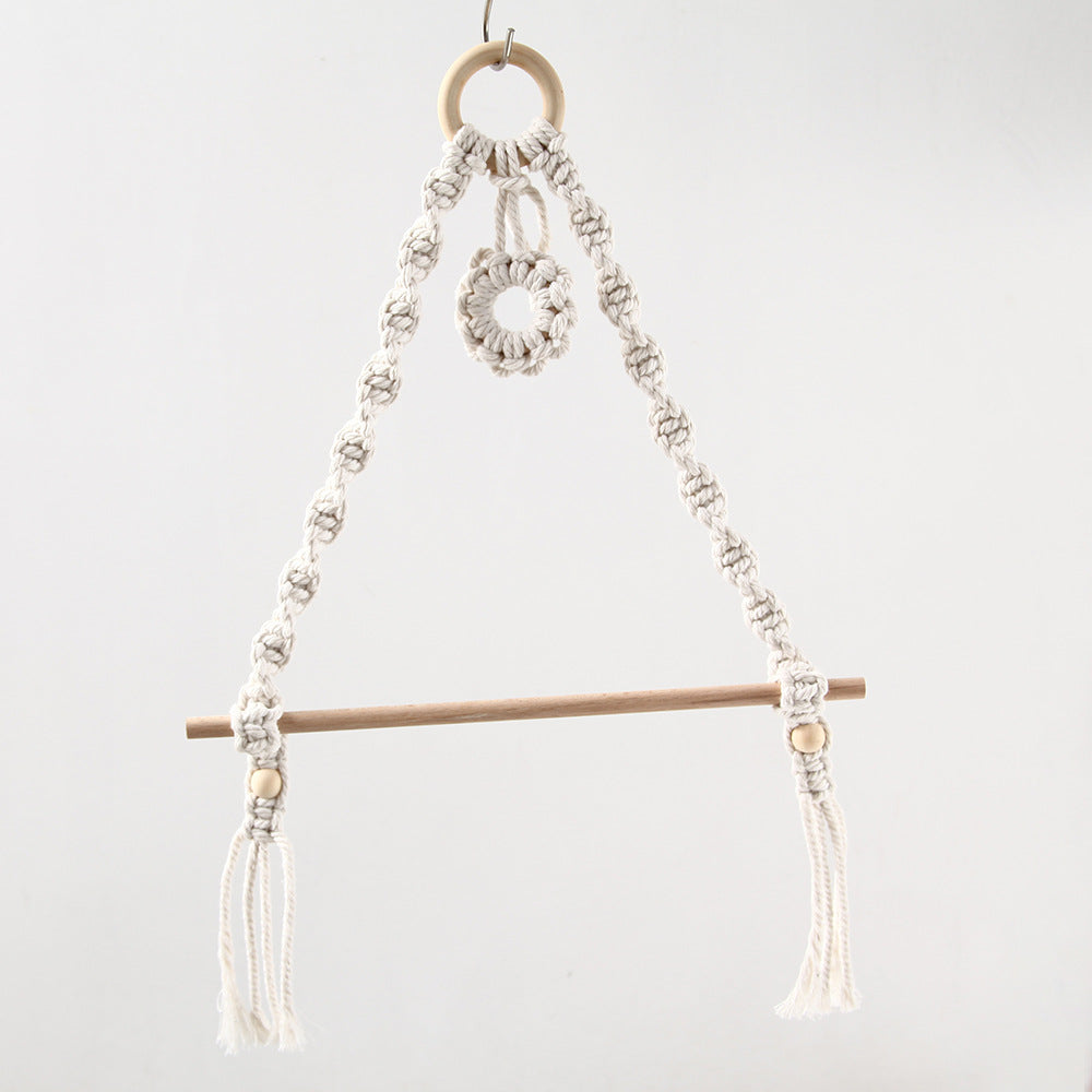 Macrame Flower Wall Hanging Organizer
