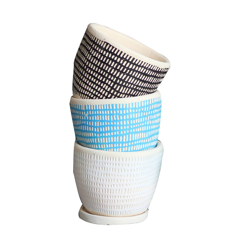 Decorative plant pot