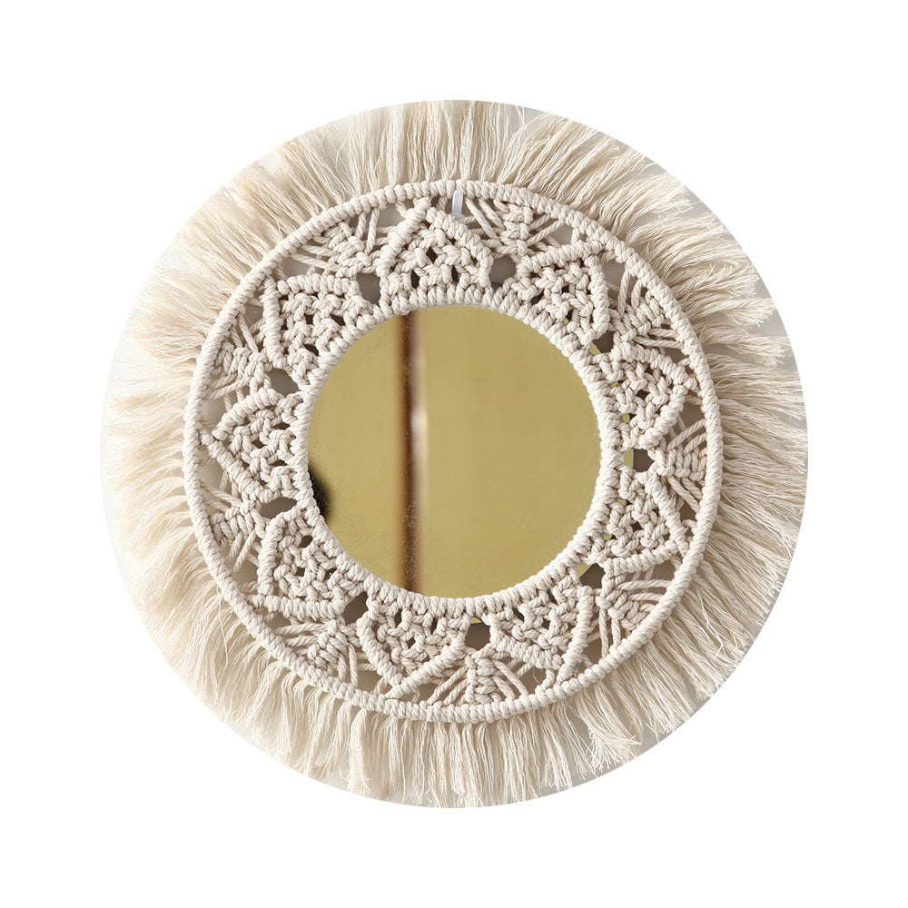 Decorative Macrame Wall Mirror