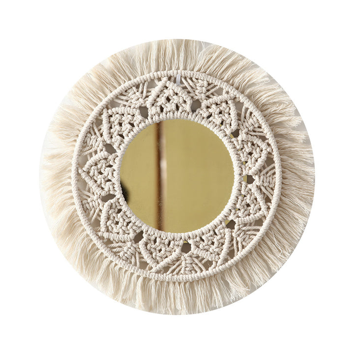 Decorative Macrame Wall Mirror