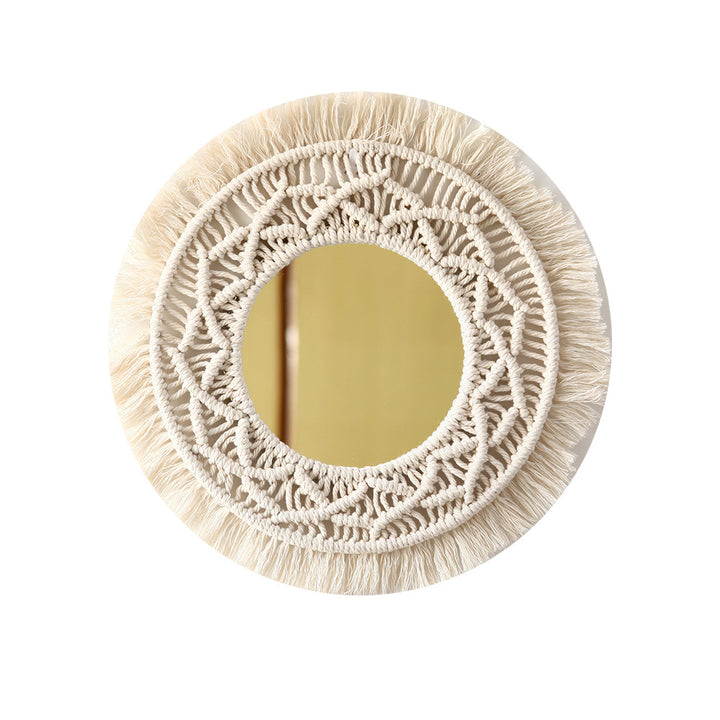 Decorative Macrame Wall Mirror