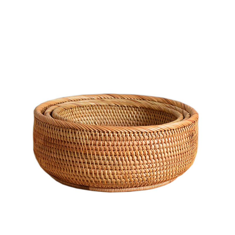 Decorative woven basket