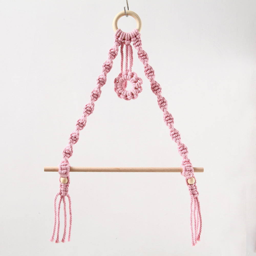 Macrame Flower Wall Hanging Organizer