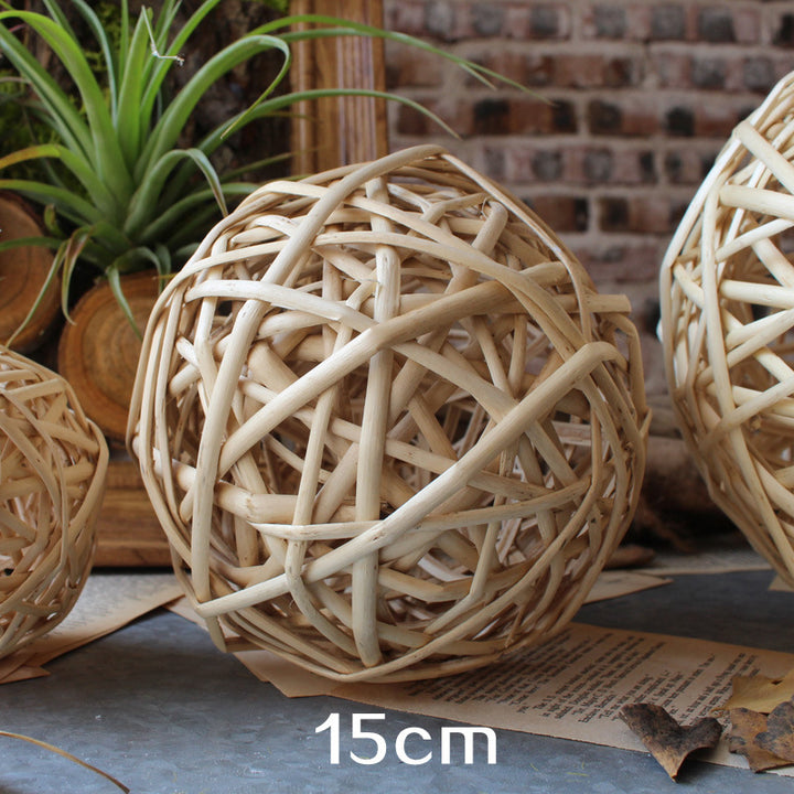 Decorative natural basket