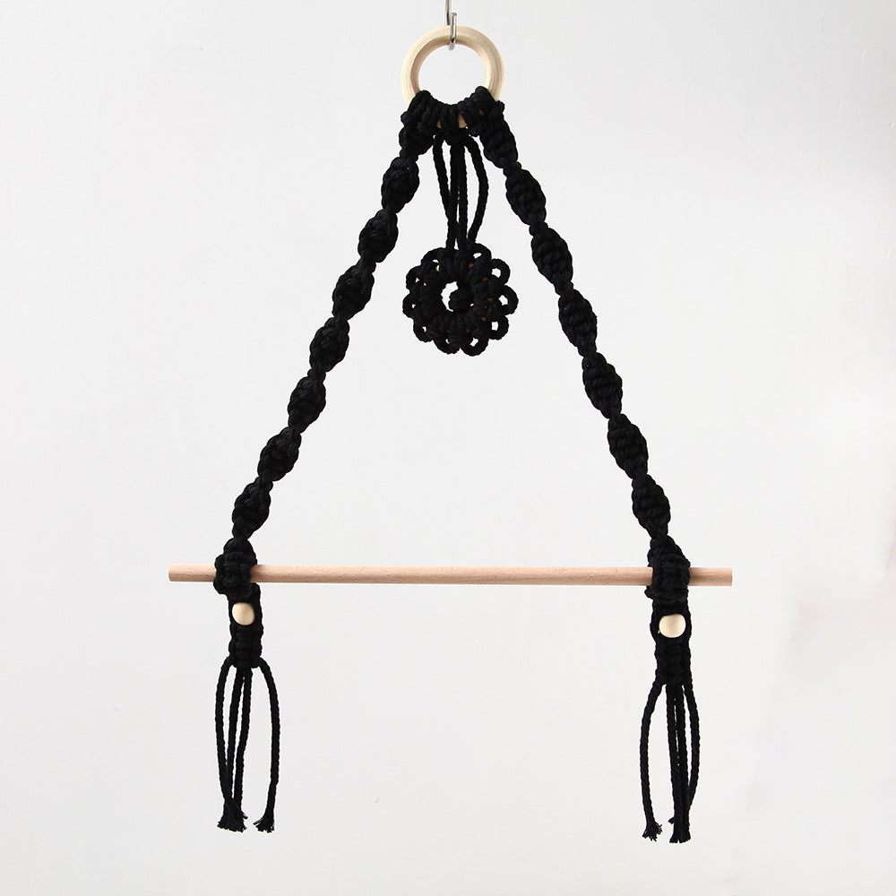 Macrame Flower Wall Hanging Organizer