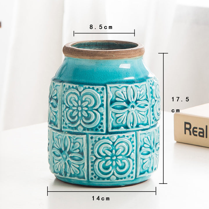 Decorative flower pot