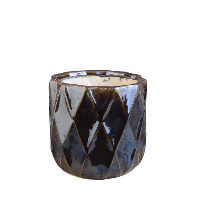 Elegant geometric plant bowl