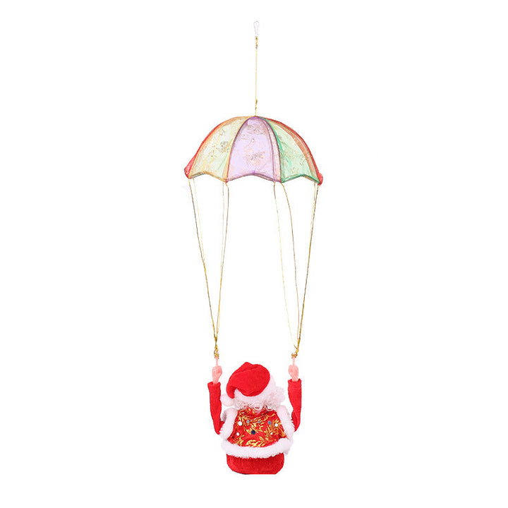 Santa Claus decoration figure with parachute