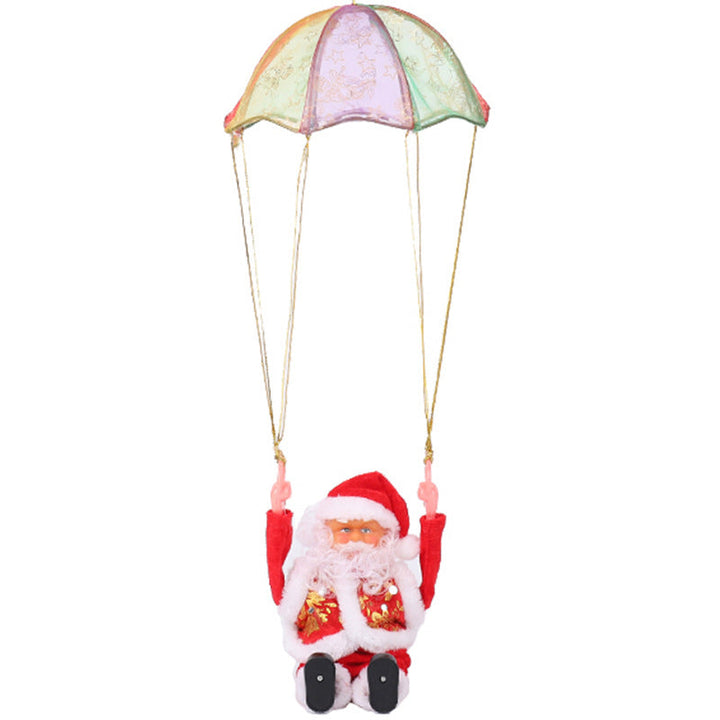 Santa Claus decoration figure with parachute