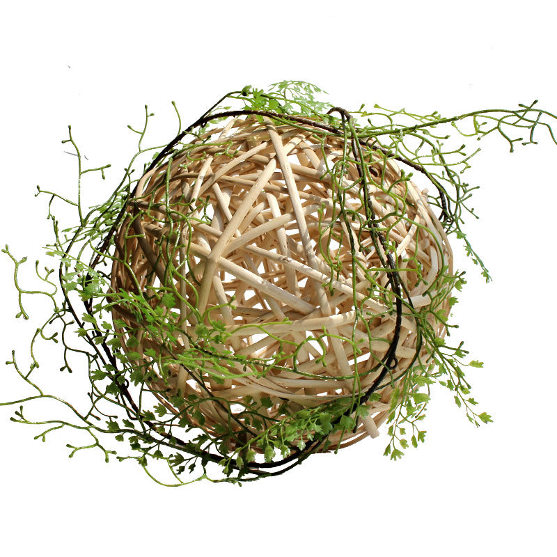 Decorative natural basket
