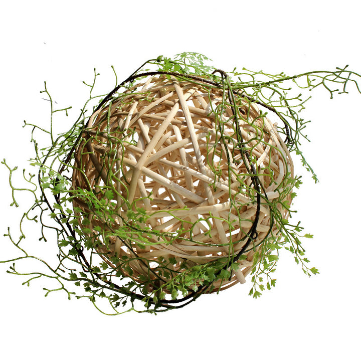 Decorative natural basket