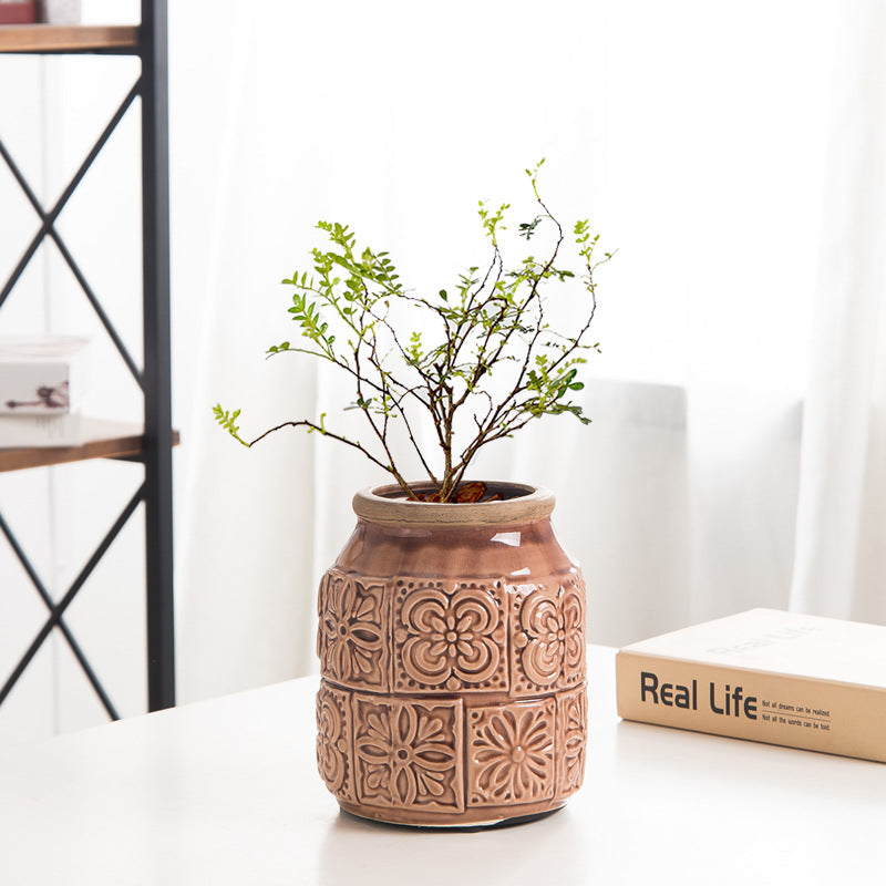 Decorative flower pot