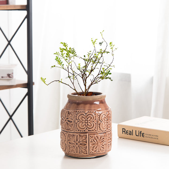 Decorative flower pot