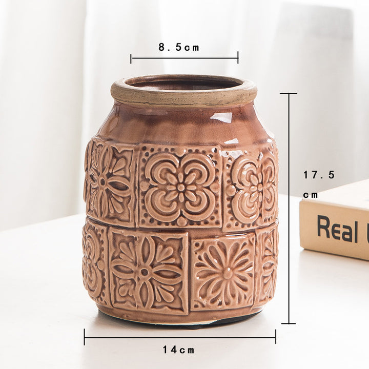 Decorative flower pot