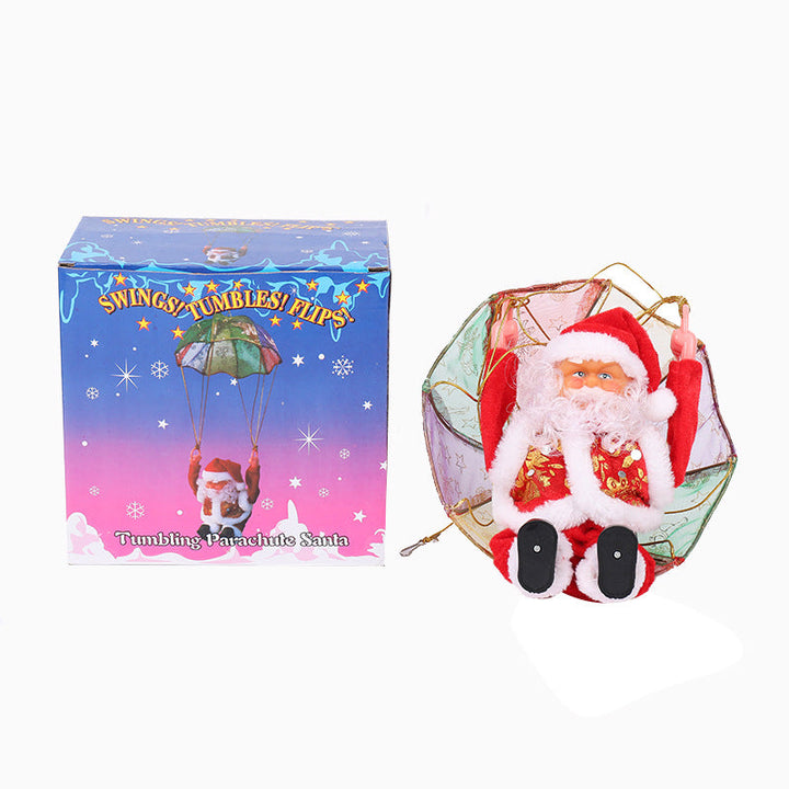 Santa Claus decoration figure with parachute