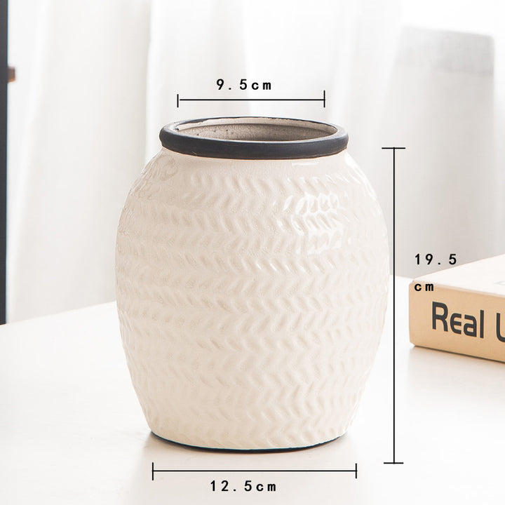 Decorative ceramic vase