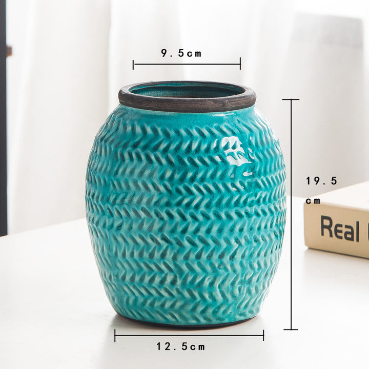 Decorative ceramic vase