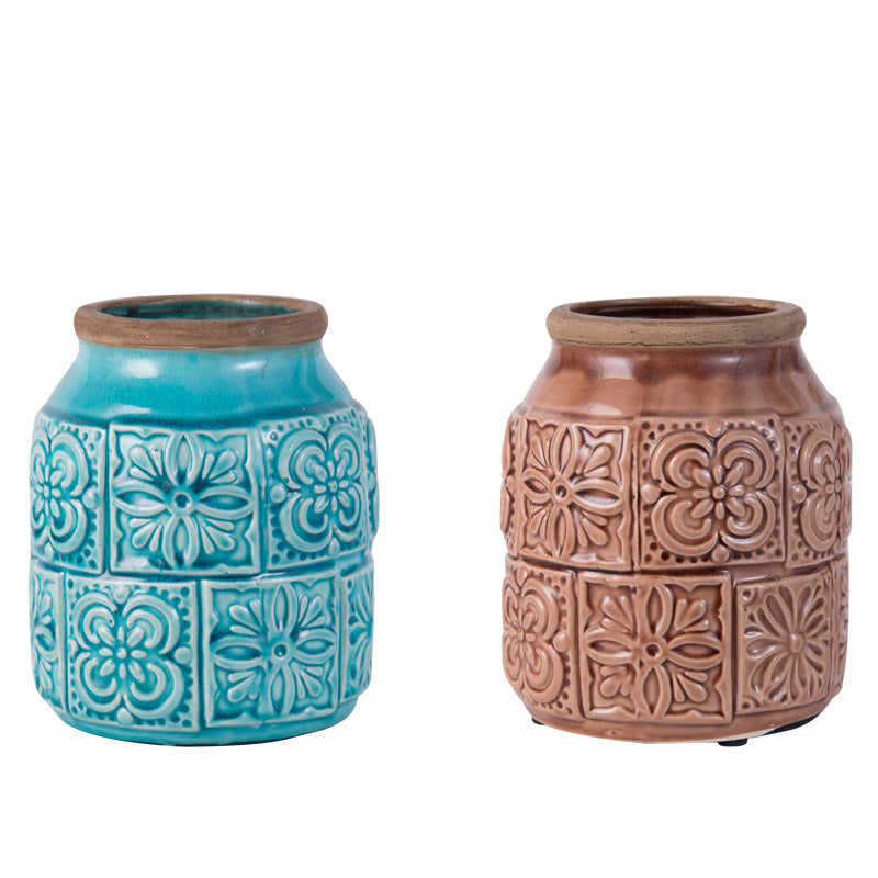 Decorative flower pot