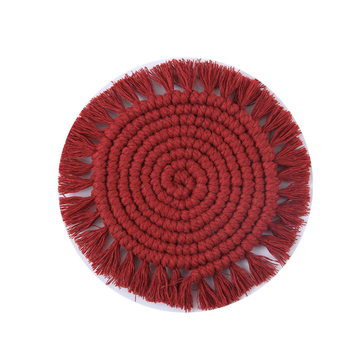 Decorative Round Macrame Trivet