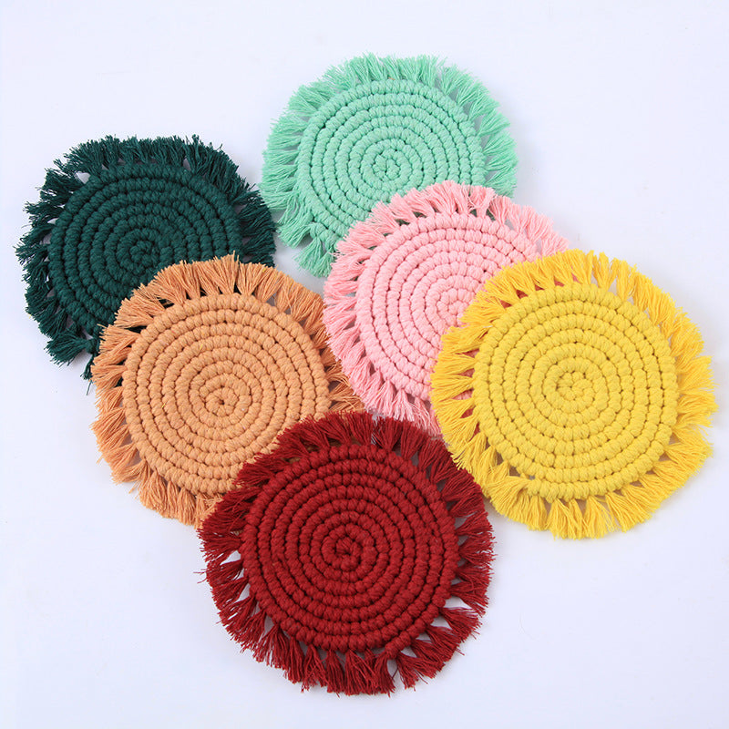 Decorative Round Macrame Trivet