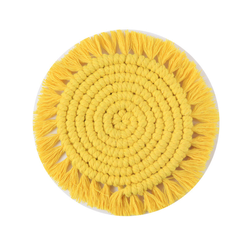 Decorative Round Macrame Trivet