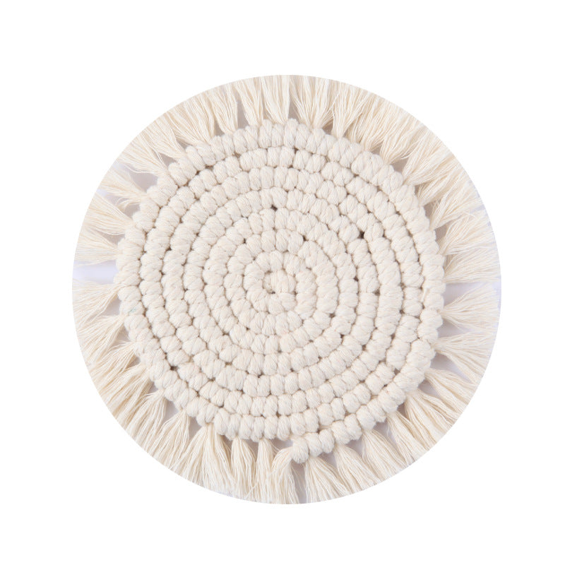 Decorative Round Macrame Trivet