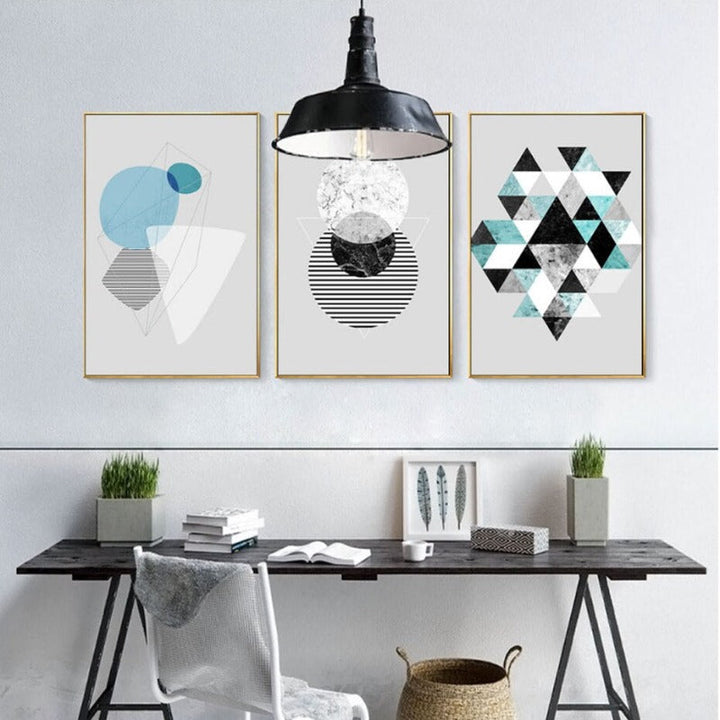 Geometric Art - Canvas Wall Art Painting