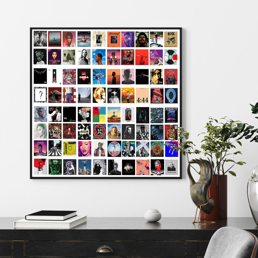 Famous Figure Exhibition Modern Posters Canvas