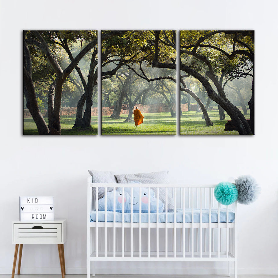Walk The Earth 3 Piece - Canvas Wall Art Painting