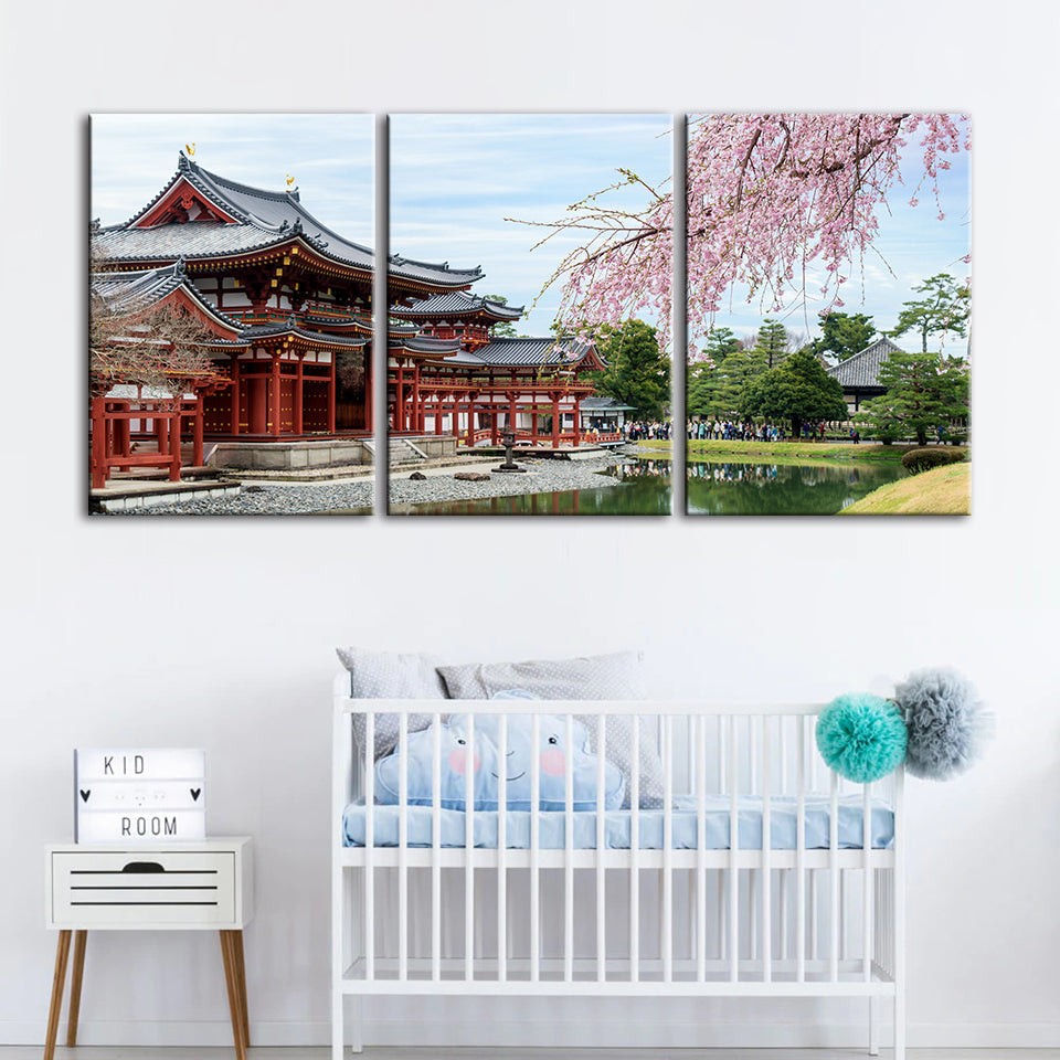 Temple Park 3 Piece - Canvas Wall Art Painting