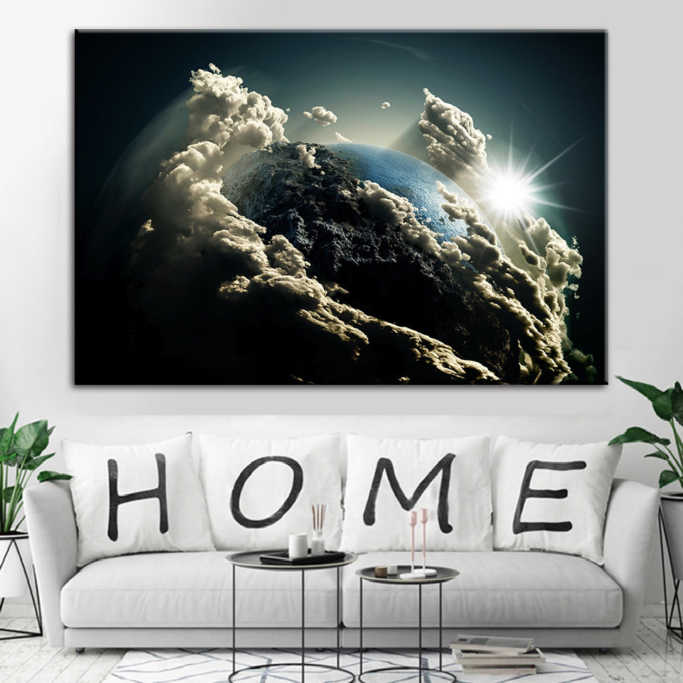 Earth's Stratosphere - Canvas Wall Art Painting