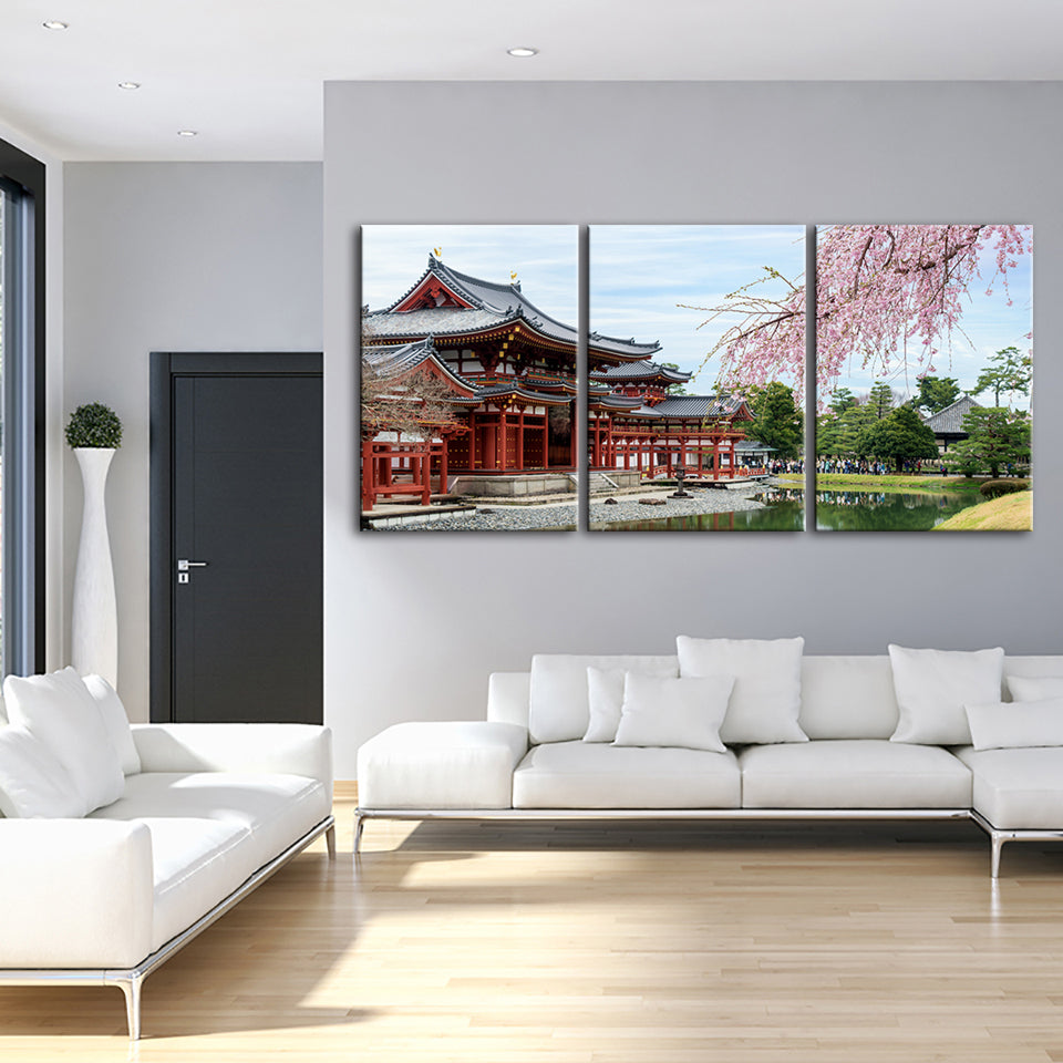 Temple Park 3 Piece - Canvas Wall Art Painting