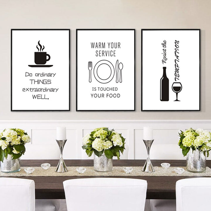 Minimalist Food Wine - Canvas Wall Art Painting