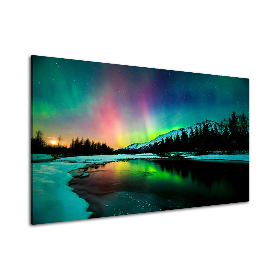 Ireland's Aurora - Canvas Wall Art Painting