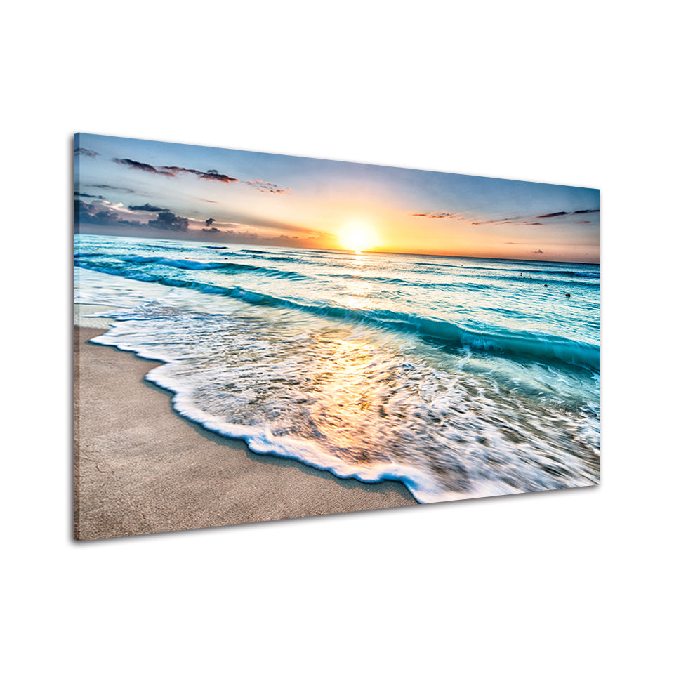 Sunny Florida Beach - Canvas Wall Art Painting