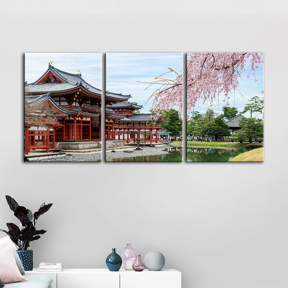 Temple Park 3 Piece - Canvas Wall Art Painting
