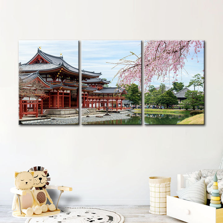 Temple Park 3 Piece - Canvas Wall Art Painting