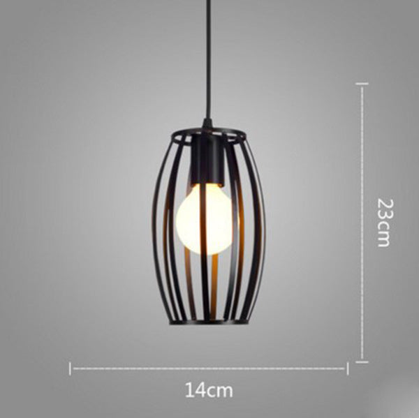 Modern geometric pendant light