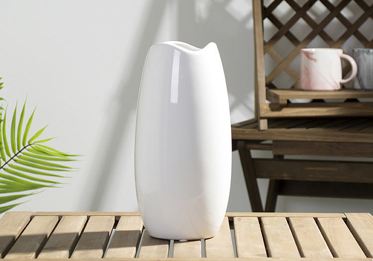 Stylish ceramic vase