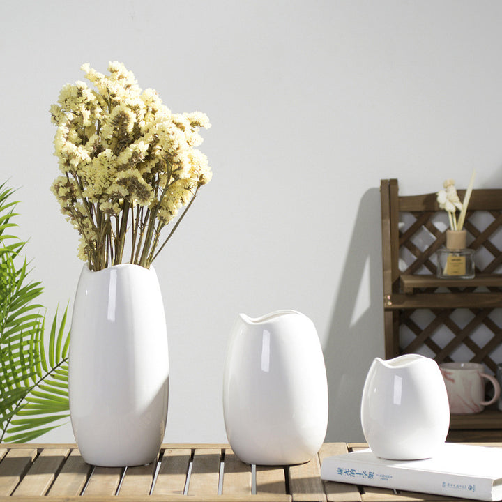 Stylish ceramic vase