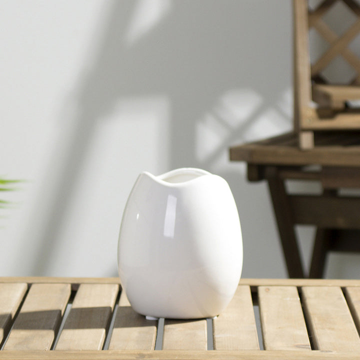 Stylish ceramic vase