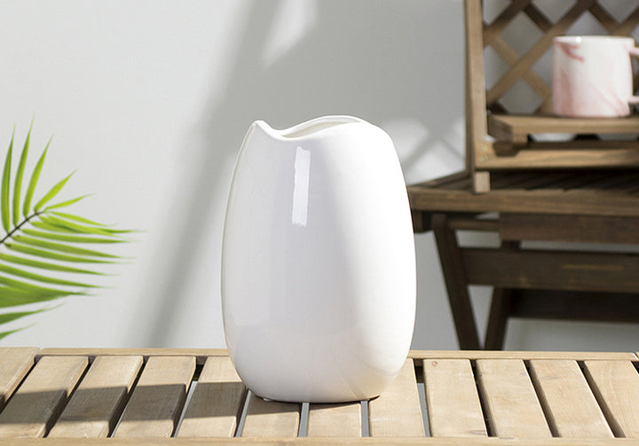 Stylish ceramic vase