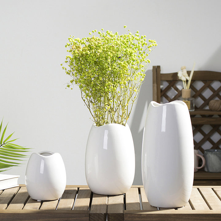 Stylish ceramic vase