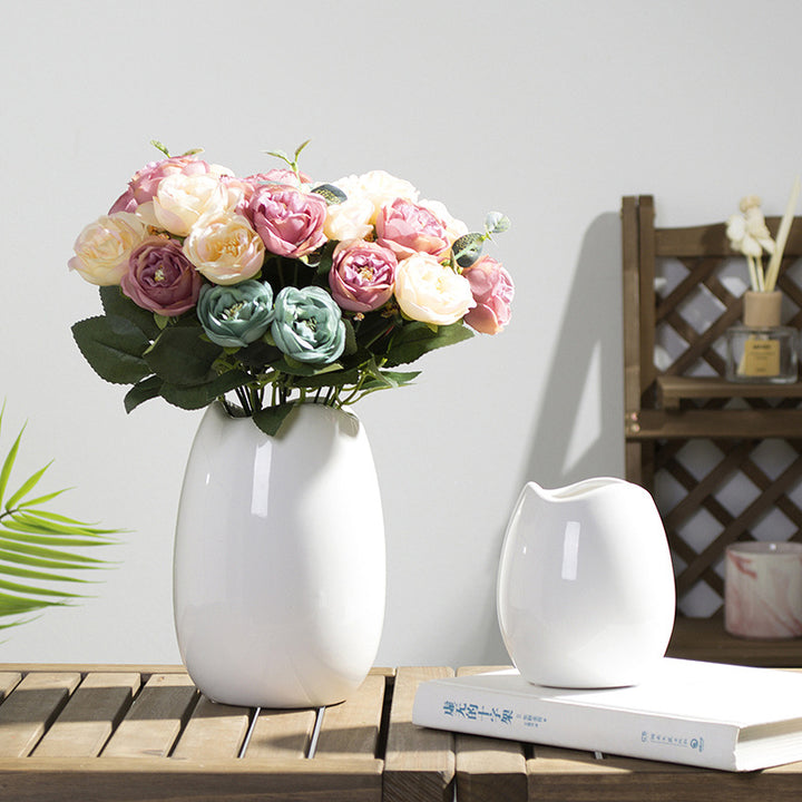 Stylish ceramic vase