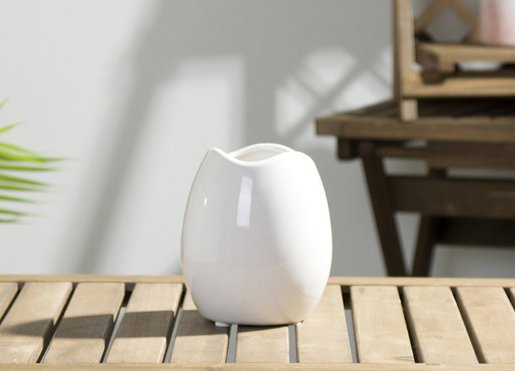 Stylish ceramic vase