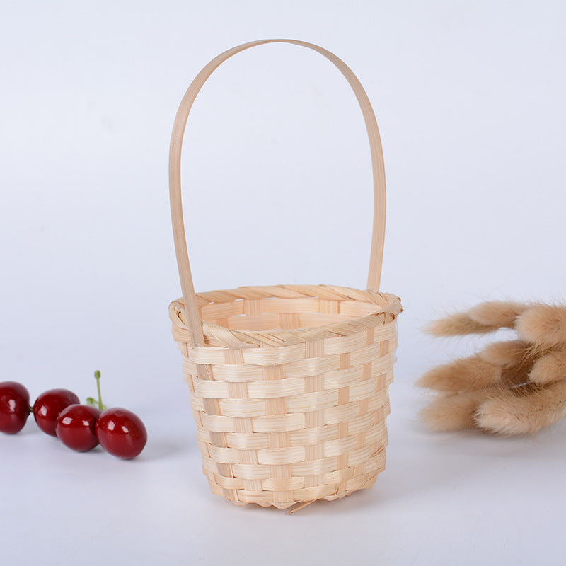 Handcrafted Natural Woven Storage Basket